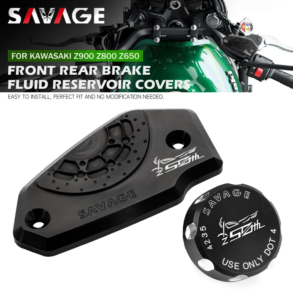 Front Rear Brake Fluid Reservoir Covers For KAWASAKI Z900 Z800 Z650/RS Z650RS Z Motorcycle Accessories Brake Cylinder Pump Cap
Front Rear Brake Fluid Reservoir Covers For KAWASAKI Z900 Z800 Z650/RS Z650RS Z Motorcycle Accessories Brake Cylinder Pump Cap