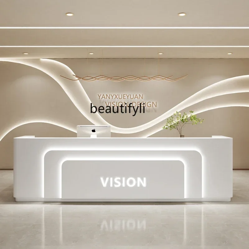 53 Small Clothing Store Beauty Salon Cashier Training Front Desk Reception Counter Oral Clinic Guide Desk
53 Small Clothing Store Beauty Salon Cashier Training Front Desk Reception Counter Oral Clinic Guide Desk