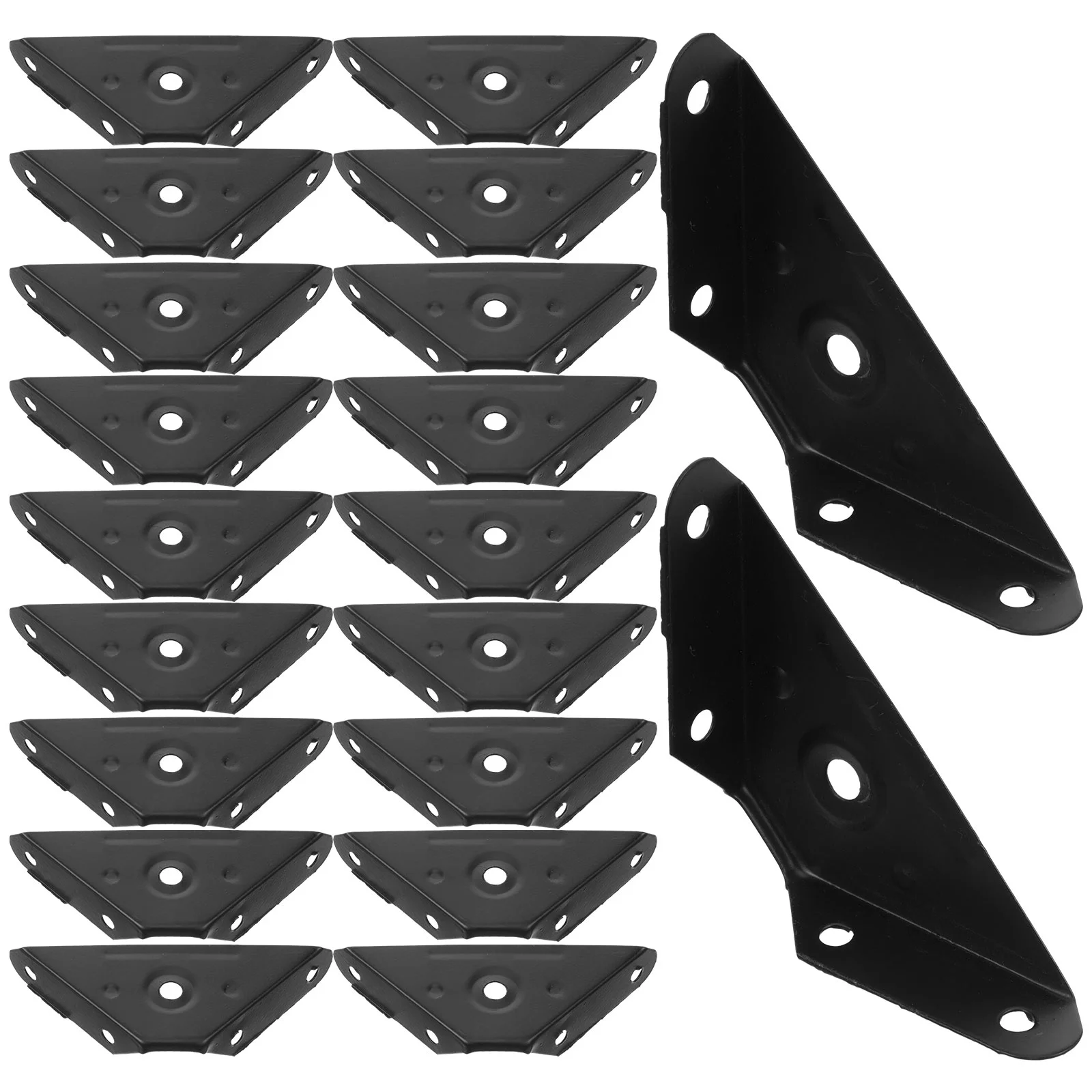 20 Pcs Angle Code Bracket Small Brackets Cabinet Support Connector for Wood Corner Brace Universal Furniture Black Shelf
20 Pcs Angle Code Bracket Small Brackets Cabinet Support Connector for Wood Corner Brace Universal Furniture Black Shelf