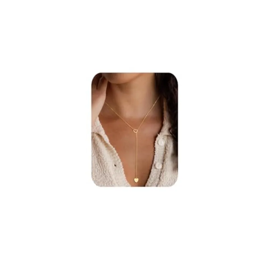 Yoosteel Long 14K-Gold-Plated Necklace for Women - Layered Dainty Y-Shaped Necklaces Lariat Drop Chain Simple Western Prom Jewe
Yoosteel Long 14K-Gold-Plated Necklace for Women - Layered Dainty Y-Shaped Necklaces Lariat Drop Chain Simple Western Prom Jewe