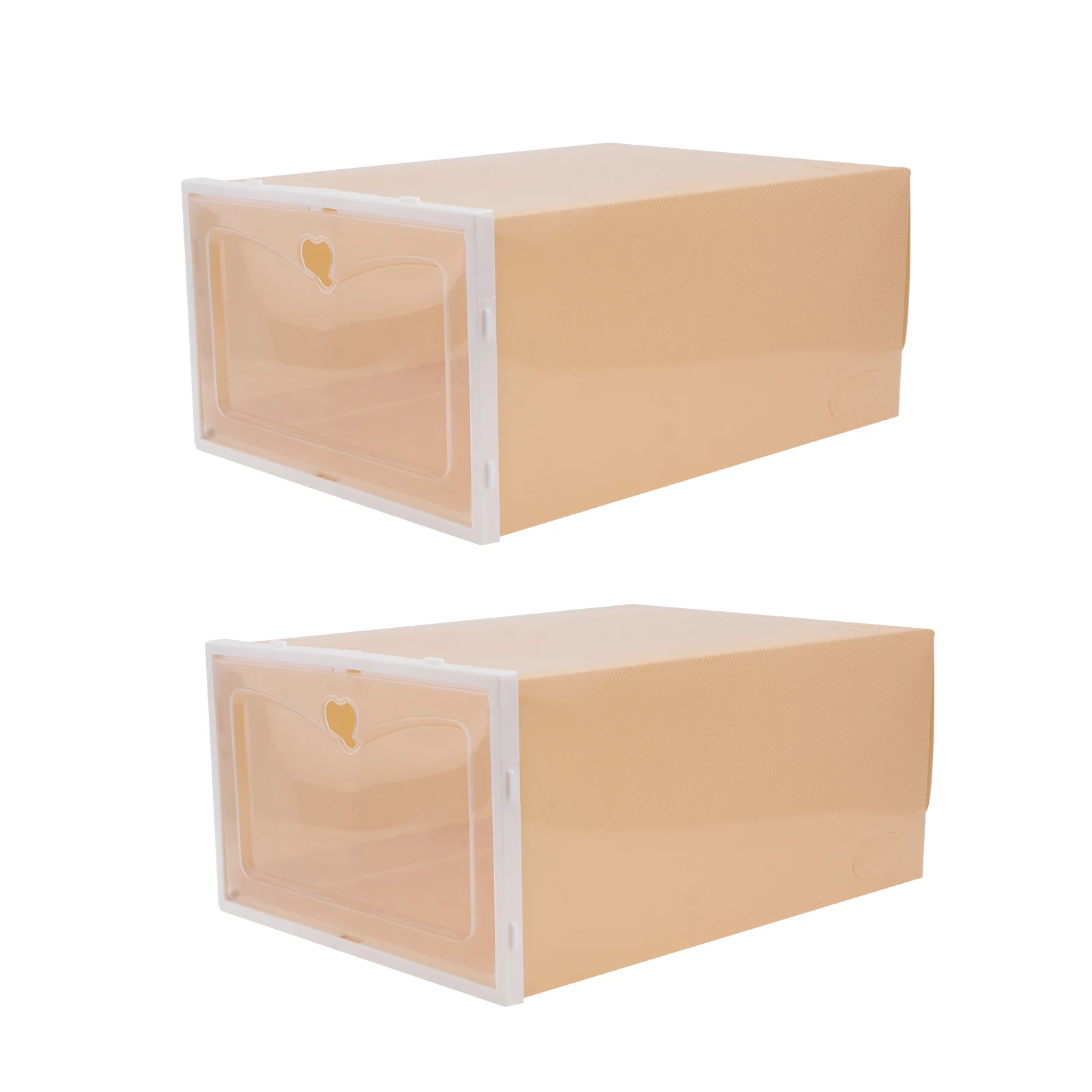 2Pcs Rectangular Shoes Cases Transparent Waterproof Shoe Storage Box Container For Male Home Use
2Pcs Rectangular Shoes Cases Transparent Waterproof Shoe Storage Box Container For Male Home Use