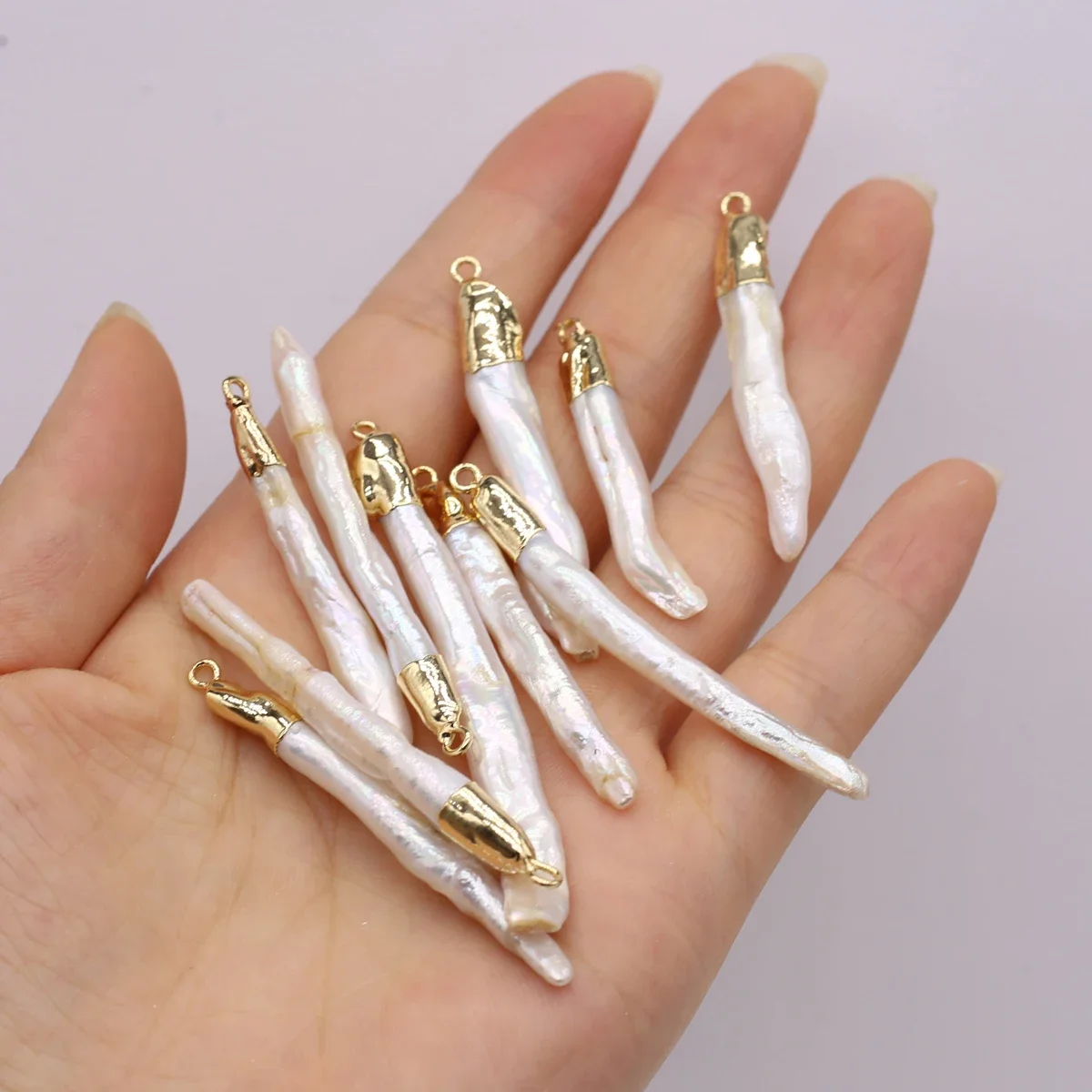 2PCS Natural Freshwater Pearl High-quality Baroque Ivory Shaped Pendant Jewelry Making DIY Necklace Earrings Accessories Gifts
2PCS Natural Freshwater Pearl High-quality Baroque Ivory Shaped Pendant Jewelry Making DIY Necklace Earrings Accessories Gifts
