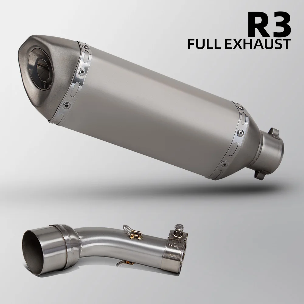 MT03 escape middle pipe For Yamaha YZF-R3/R25 MT03 MT25 MT-03/25 2015-2026 Motobike exhaust Slip on Line muffler with DB Killer
MT03 escape middle pipe For Yamaha YZF-R3/R25 MT03 MT25 MT-03/25 2015-2026 Motobike exhaust Slip on Line muffler with DB Killer