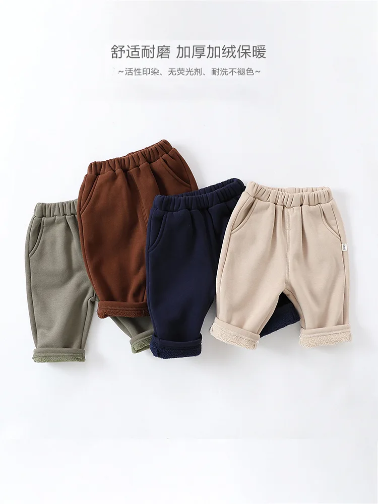 Jenny&Dave Baby and toddler autumn/winter pants, boys solid color plush and thick pants, girls winter warm cotton pants, going o
Jenny&Dave Baby and toddler autumn/winter pants, boys solid color plush and thick pants, girls winter warm cotton pants, going o