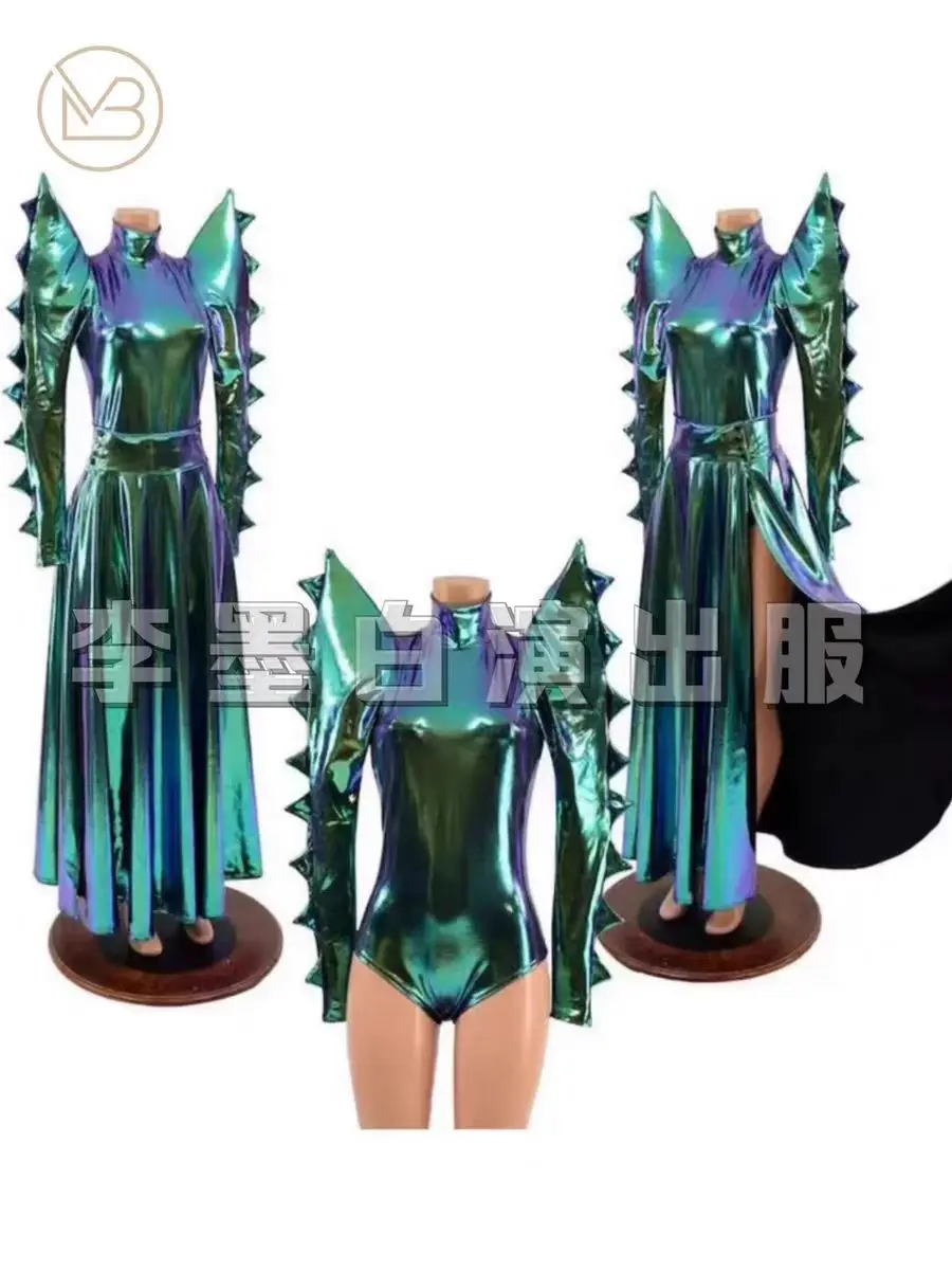 Laser Colorful Dress Nightclub Bar Female Singer Leading Dance Sexy Performance Clothing Party Atmosphere Interaction Costume
Laser Colorful Dress Nightclub Bar Female Singer Leading Dance Sexy Performance Clothing Party Atmosphere Interaction Costume