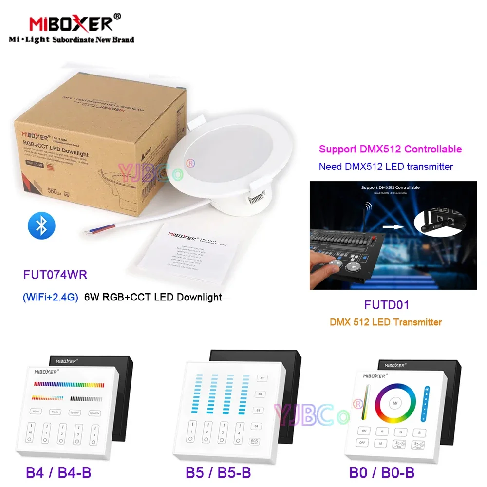 Miboxer Tuya Bluetooth WiFi 2,4G 6W RGB + CCT светодиодный локальный светильник 1/4 Zone панель дистанционного управления 110V 220V Dimmable DMX512 потолочный телефон
Miboxer Tuya Bluetooth WiFi 2,4G 6W RGB + CCT светодиодный локальный светильник 1/4 Zone панель дистанционного управления 110V 220V Dimmable DMX512 потолочный телефон