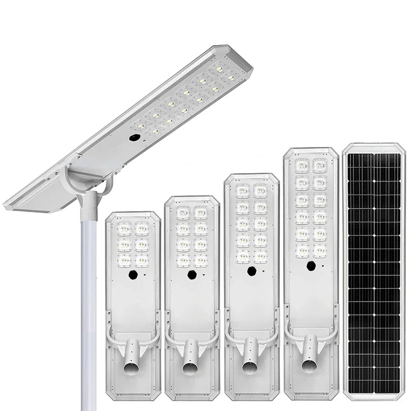 Aluminum gray road turns solar streetlights integrated with outdoor 100 w150w 200w300w
Aluminum gray road turns solar streetlights integrated with outdoor 100 w150w 200w300w