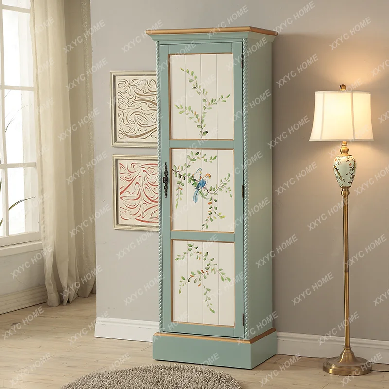 SL12 Retro Hand-Painted Single-Door Shoe Cabinet Home Solid Wood Porch Cabinet
SL12 Retro Hand-Painted Single-Door Shoe Cabinet Home Solid Wood Porch Cabinet