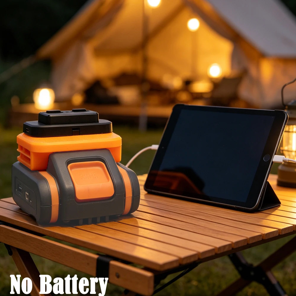 Power Bank Adapter for Worx 20V 4PIN WA3551.1 Li-Ion Battery w/USB PD/QC3.0 For Phone Fast Charger(Not a battery charger)
Power Bank Adapter for Worx 20V 4PIN WA3551.1 Li-Ion Battery w/USB PD/QC3.0 For Phone Fast Charger(Not a battery charger)