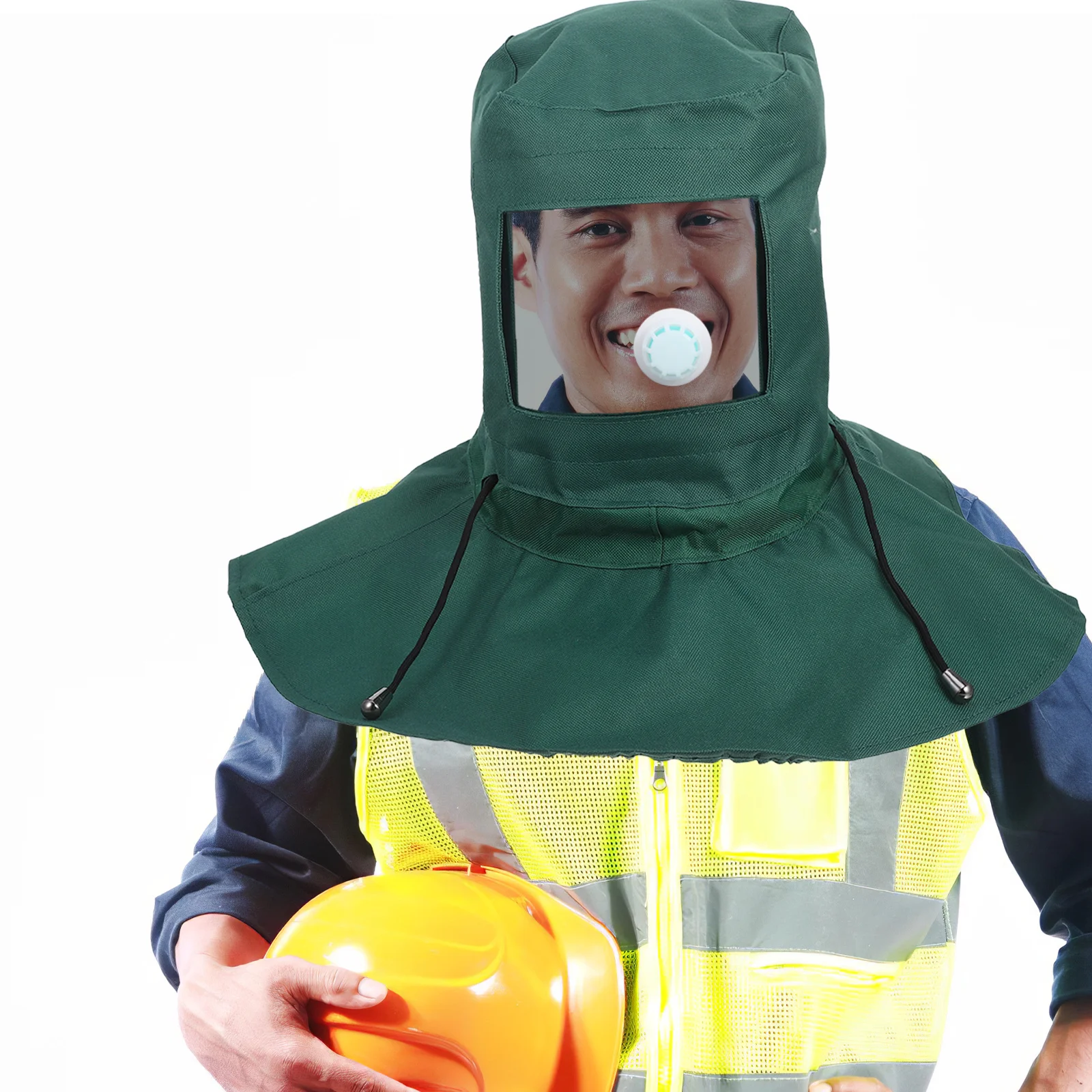 Sandblasting Hood Cap Industrial Use Reusable Protective Shawl Mask Dustproof Respiratory Safety Gear For
Sandblasting Hood Cap Industrial Use Reusable Protective Shawl Mask Dustproof Respiratory Safety Gear For