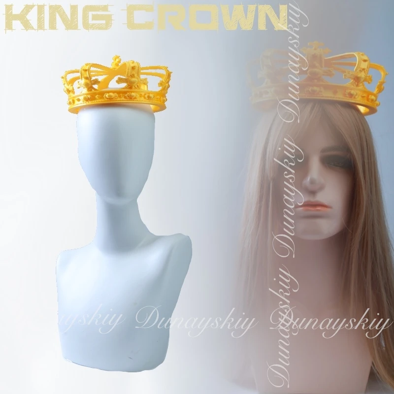 Halloween A Golden King Crown Uses 3D Printing Technology Stage Show Prop Ancient Roman Style Crown Anime Cosplay Costume Single
Halloween A Golden King Crown Uses 3D Printing Technology Stage Show Prop Ancient Roman Style Crown Anime Cosplay Costume Single