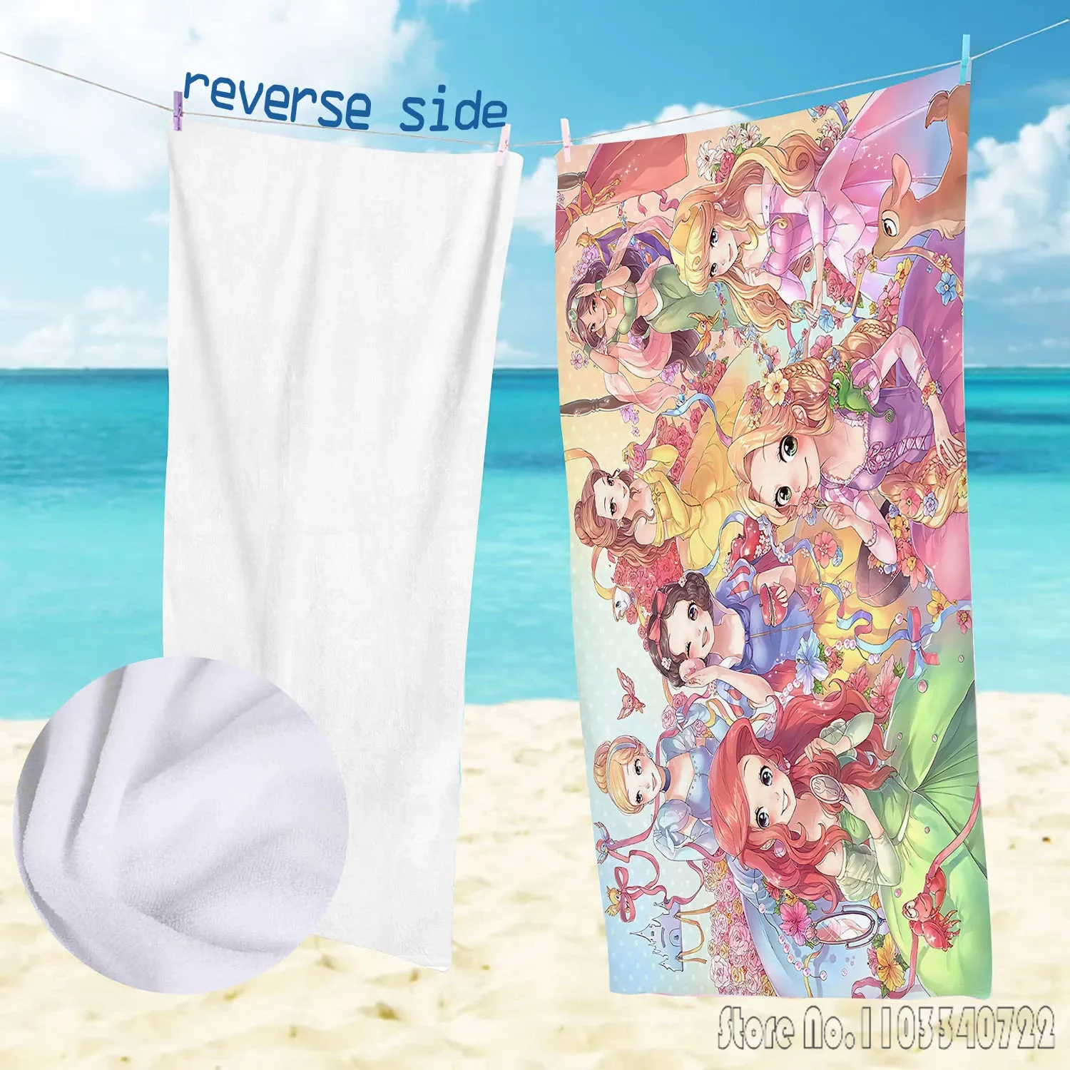 Quick Dry Microfiber Fairy Princess Bath Towels Microfiber Beach Swimming Towel Decor for Kids Gift 75x150cm
Quick Dry Microfiber Fairy Princess Bath Towels Microfiber Beach Swimming Towel Decor for Kids Gift 75x150cm