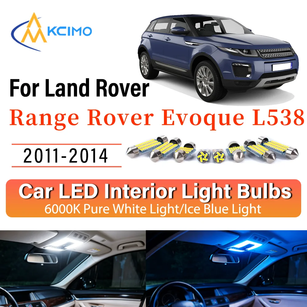 Interior Lighting Kit For Land Rover Range Rover Evoque L538 2011-2014 LED Bulbs for Dome Map Door Trunk License Plate Light
Interior Lighting Kit For Land Rover Range Rover Evoque L538 2011-2014 LED Bulbs for Dome Map Door Trunk License Plate Light