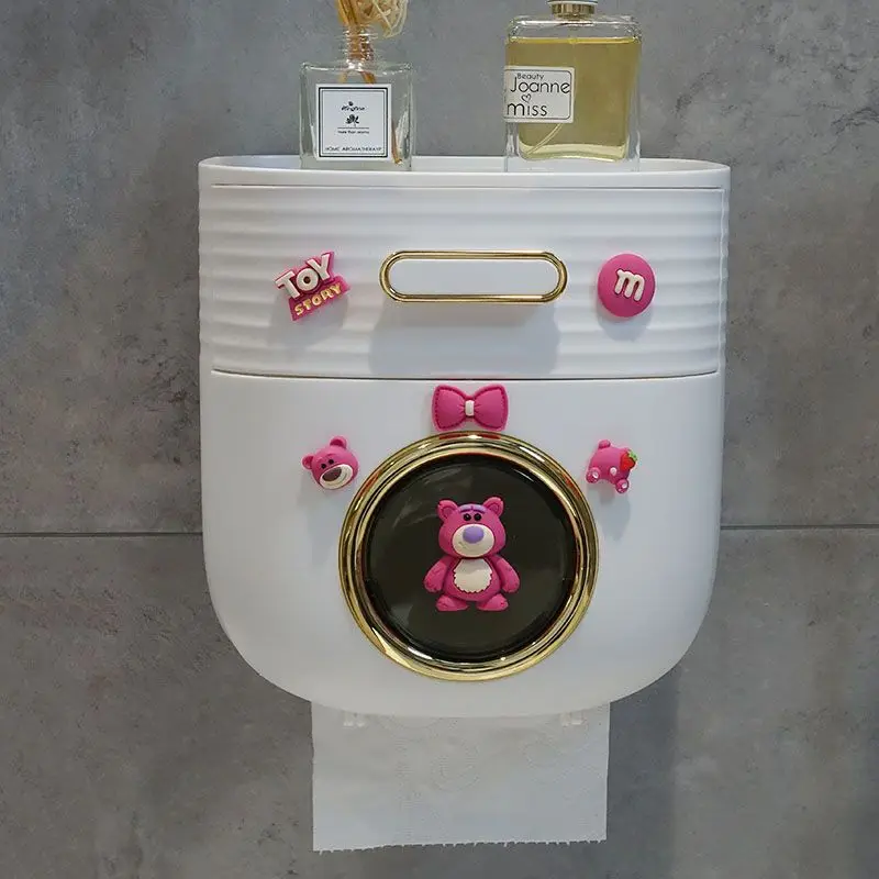 Креативный водонепроницаемый держатель для салфеток Disney Lotso с мультяшным рисунком, коробка для туалетной бумаги, коробка для салфеток в ванную комнату, стойка для хранения, бумажная коробка 
Креативный водонепроницаемый держатель для салфеток Disney Lotso с мультяшным рисунком, коробка для туалетной бумаги, коробка для салфеток в ванную комнату, стойка для хранения, бумажная коробка