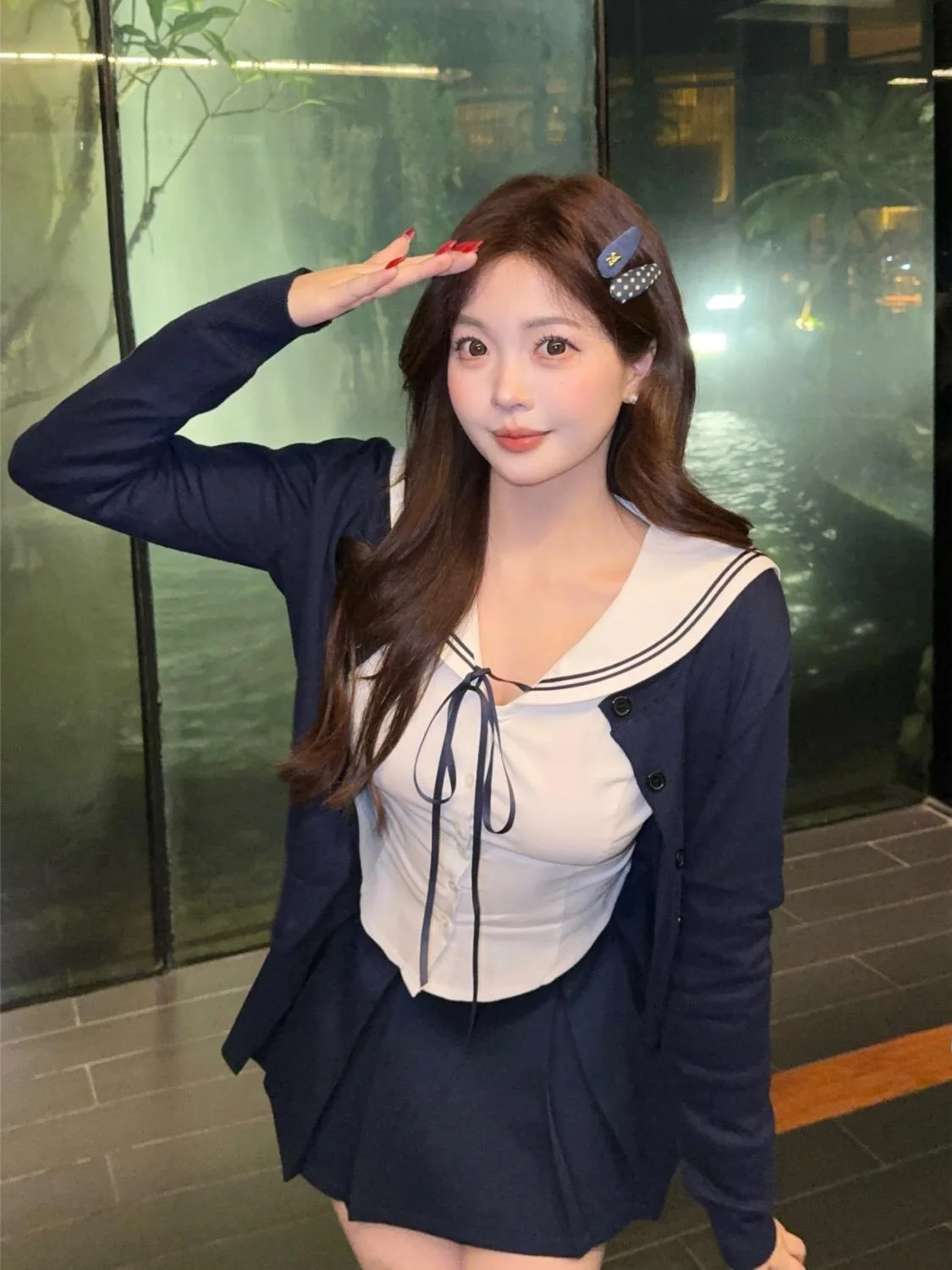 Женский вязаный шерстяной кардиган Cute Face Hero Delhi College с узлом, длинными рукавами, комплект из двух предметов, осенне-зимняя мода
Женский вязаный шерстяной кардиган Cute Face Hero Delhi College с узлом, длинными рукавами, комплект из двух предметов, осенне-зимняя мода