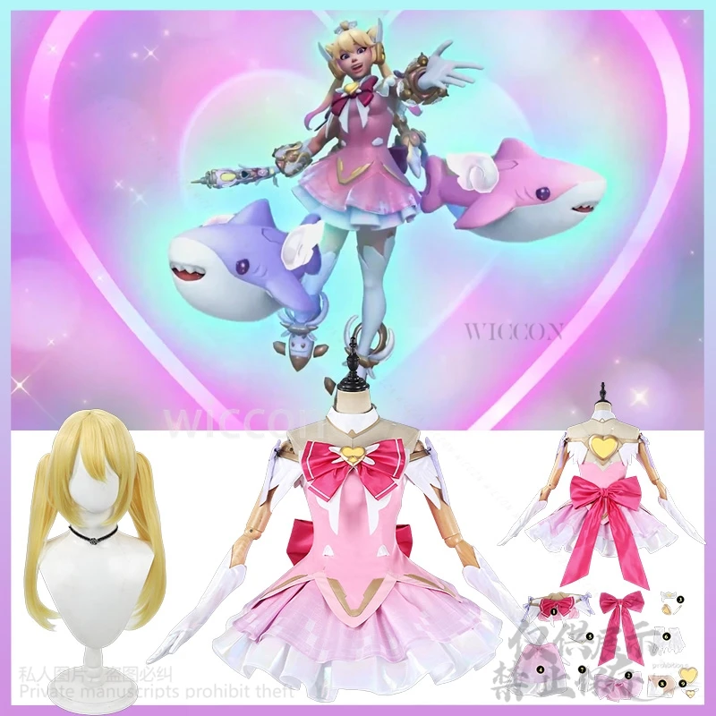 Juno Cosplay game WATCHH2 cosplay costume kawaii Sweet Lolita Dress heart Bow pink jirai kei wigs girls woman over customized
Juno Cosplay game WATCHH2 cosplay costume kawaii Sweet Lolita Dress heart Bow pink jirai kei wigs girls woman over customized