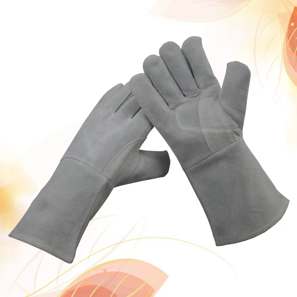 1Pair Welding Gloves Double Layer Heat Resistant Fireproof Long Sleeve Cutting Mechanical Maintenance Steel Smelting
1Pair Welding Gloves Double Layer Heat Resistant Fireproof Long Sleeve Cutting Mechanical Maintenance Steel Smelting