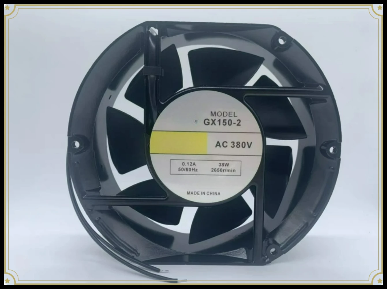 For GX150-213538 GX12038 AC220V 380V 120x120x38mm 150x150x50mm Welding Machine Axial Cooling Fan
For GX150-213538 GX12038 AC220V 380V 120x120x38mm 150x150x50mm Welding Machine Axial Cooling Fan