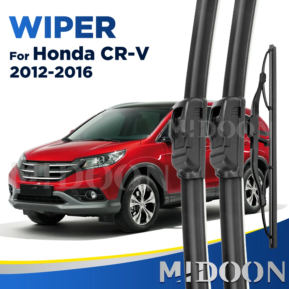 MIDOON Wiper For Honda CRV MK4 2012-2016 2013 2014 2015 Wiper Front & Rear Wiper Blades Windscreen Brushes 26"+16"+13"
MIDOON Wiper For Honda CRV MK4 2012-2016 2013 2014 2015 Wiper Front & Rear Wiper Blades Windscreen Brushes 26"+16"+13"