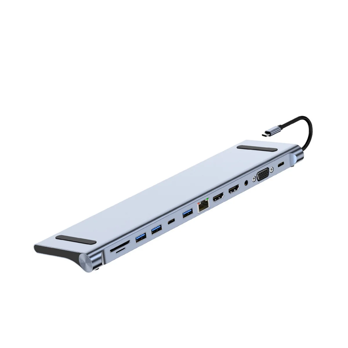 USB C-концентратор 12 в 1, адаптер USB C с 4K-совместимым VGA USB-C 3 Gigabit Ethernet Аудио SD/TF для
USB C-концентратор 12 в 1, адаптер USB C с 4K-совместимым VGA USB-C 3 Gigabit Ethernet Аудио SD/TF для