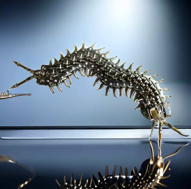 3d Mechanical Centipede Metal High Difficulty Diy Assembly Model Steampunk Insect Action Figure Creative Holiday Gifts For Adult
3d Mechanical Centipede Metal High Difficulty Diy Assembly Model Steampunk Insect Action Figure Creative Holiday Gifts For Adult