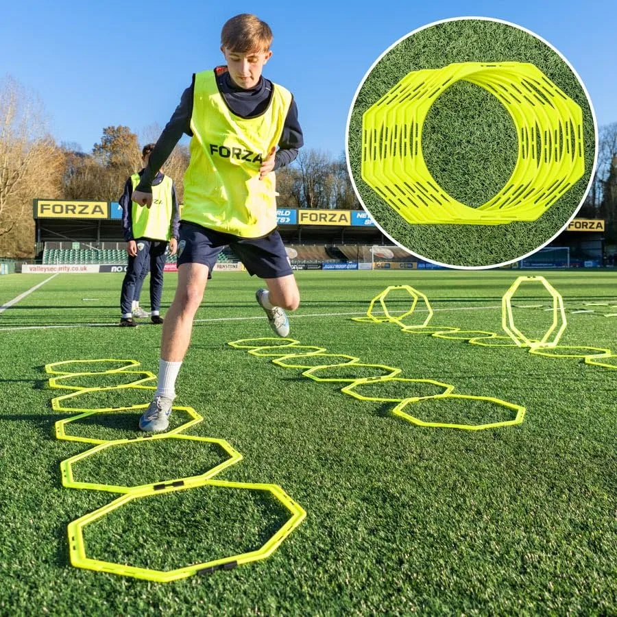 Agility Training Octa Rings Pack of 6 Soccer Training Equipment Multi-Sport Agility Ring Set Speed Training Equipment Sports Eq
Agility Training Octa Rings Pack of 6 Soccer Training Equipment Multi-Sport Agility Ring Set Speed Training Equipment Sports Eq
