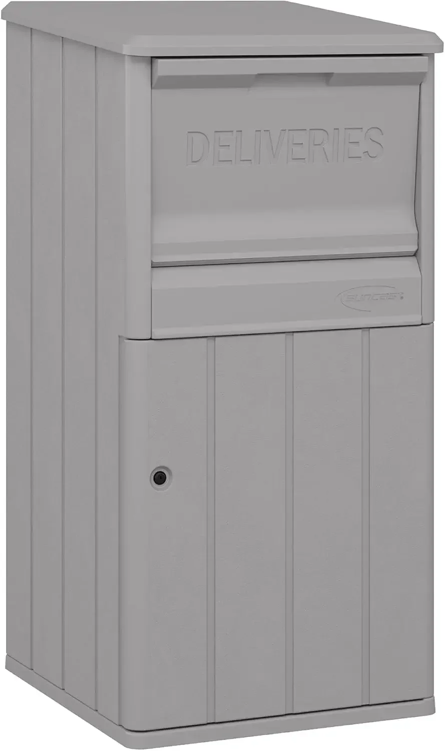33.5-Gallon Capacity Package Delivery Box, Parcel Drop Box with Lock, Weather Resistant Outdoor Storage Solution for Secure
33.5-Gallon Capacity Package Delivery Box, Parcel Drop Box with Lock, Weather Resistant Outdoor Storage Solution for Secure