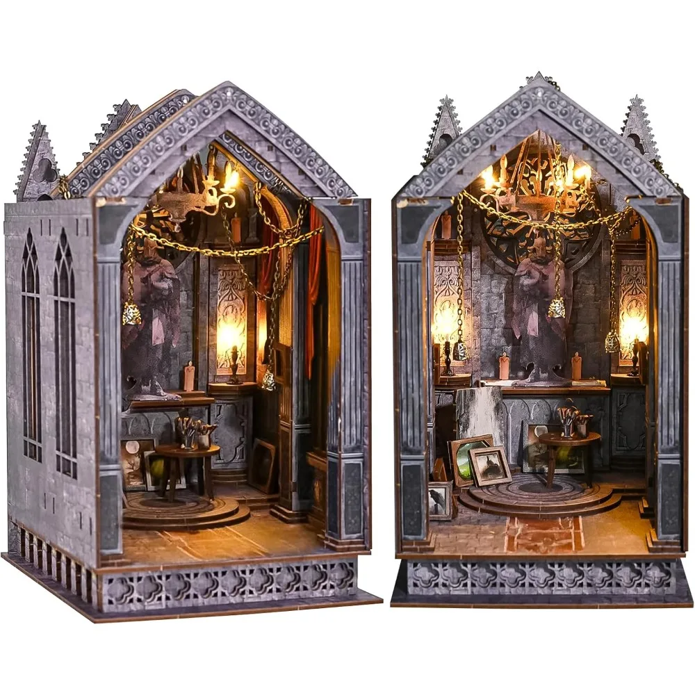 Miniature Booknook DIY Dollhouse Kit with LED Lights, Ideal for Adults and Teens, Perfect Family Gift
Miniature Booknook DIY Dollhouse Kit with LED Lights, Ideal for Adults and Teens, Perfect Family Gift