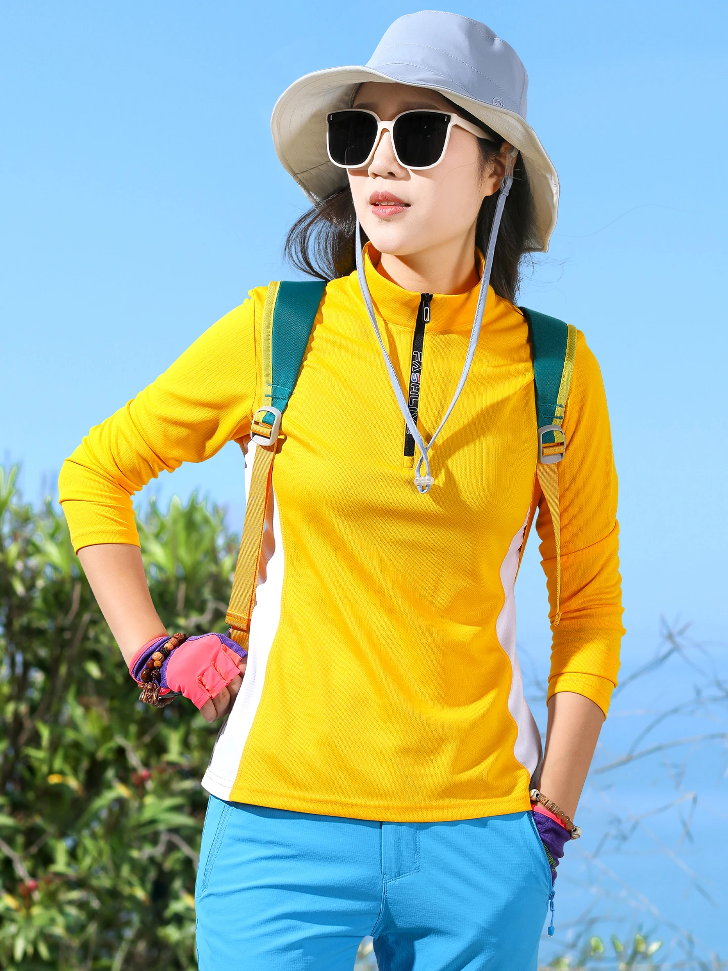 Women's Quick Dry Sun Protection Long Sleeve T-Shirt Breathable Slimming Fitness Running Hiking Outdoor Top Summer
Women's Quick Dry Sun Protection Long Sleeve T-Shirt Breathable Slimming Fitness Running Hiking Outdoor Top Summer