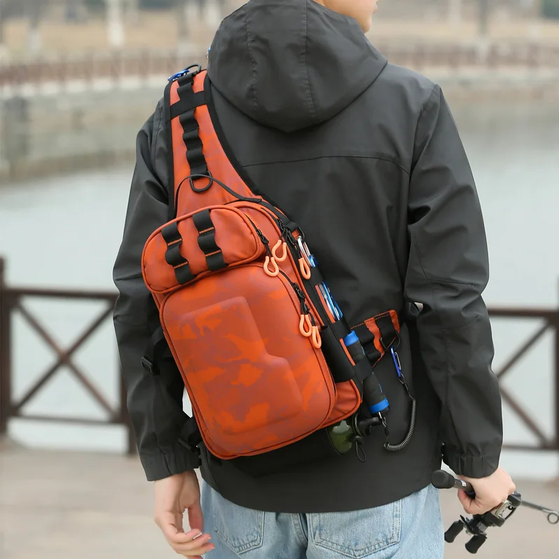 Tactical Fishing Chest Bag with Rod Holder Molle Sport Pouch Outdoor Hiking Climbing Single Backpack Large Hunting Fanny Pack 가방
Tactical Fishing Chest Bag with Rod Holder Molle Sport Pouch Outdoor Hiking Climbing Single Backpack Large Hunting Fanny Pack 가방
