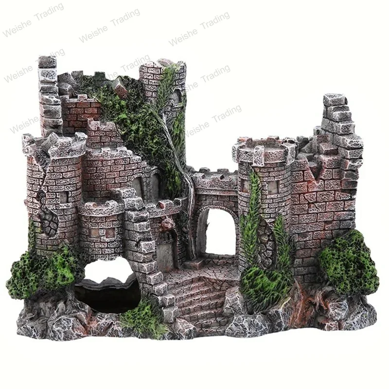 Fish Tank Shipwreck Aquarium Decor Ornament Castle Resin Rockery Hiding Cave Underwater Decor Aquarium Accessories For Fish
Fish Tank Shipwreck Aquarium Decor Ornament Castle Resin Rockery Hiding Cave Underwater Decor Aquarium Accessories For Fish