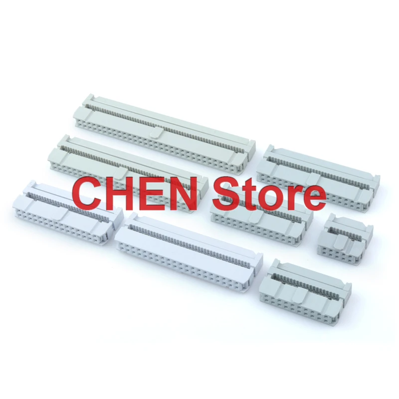 10PCS NEW Gray White FC Cable Crimping Head 2.54MM Plug FC2.54 8/10/14/16/20/26/30/34/40/50/60P
10PCS NEW Gray White FC Cable Crimping Head 2.54MM Plug FC2.54 8/10/14/16/20/26/30/34/40/50/60P