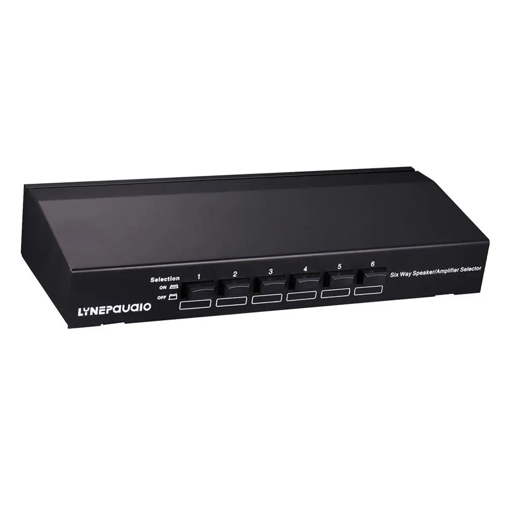 Premium 6 Port Stereo Speaker Selector Amplifier Switch Switcher Comparator
Premium 6 Port Stereo Speaker Selector Amplifier Switch Switcher Comparator