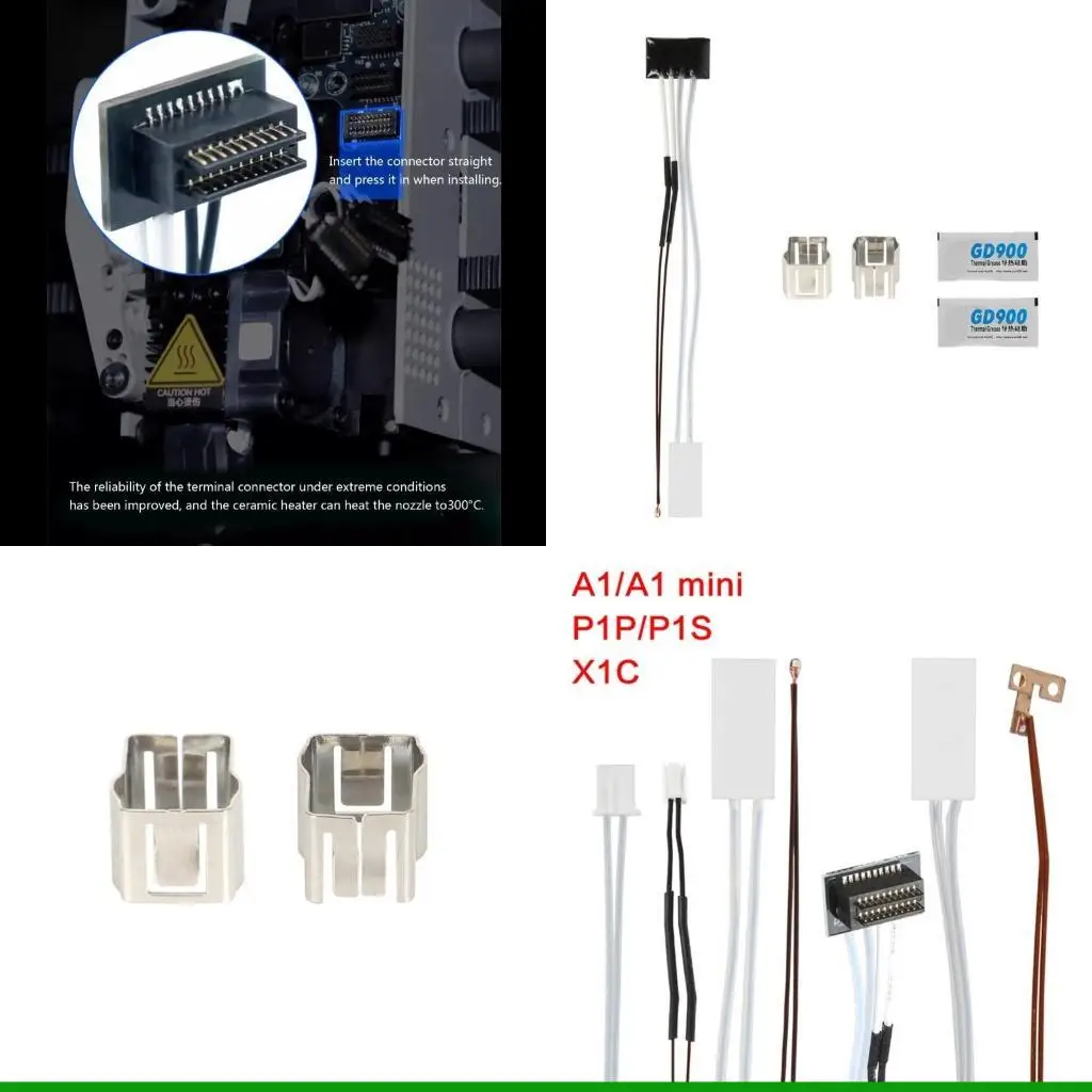 U55C 48W/60W Ceramic Heater with Retaining Clamp 3D Printer Accessories Heating
U55C 48W/60W Ceramic Heater with Retaining Clamp 3D Printer Accessories Heating