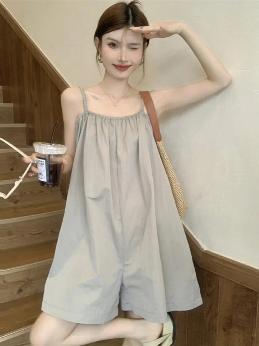 Комплект Bal: Новые летние повседневные брюки-комбинезон с широкими штанинами, свободного кроя, из хлопковой смеси, для молодых женщин
Комплект Bal: Новые летние повседневные брюки-комбинезон с широкими штанинами, свободного кроя, из хлопковой смеси, для молодых женщин