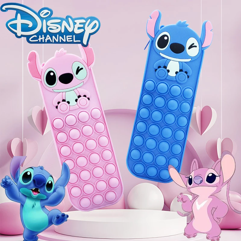Силиконовый карандаш Disney Stitch Kawaii, необычный многофункциональный пенал для декомпрессии
Силиконовый карандаш Disney Stitch Kawaii, необычный многофункциональный пенал для декомпрессии