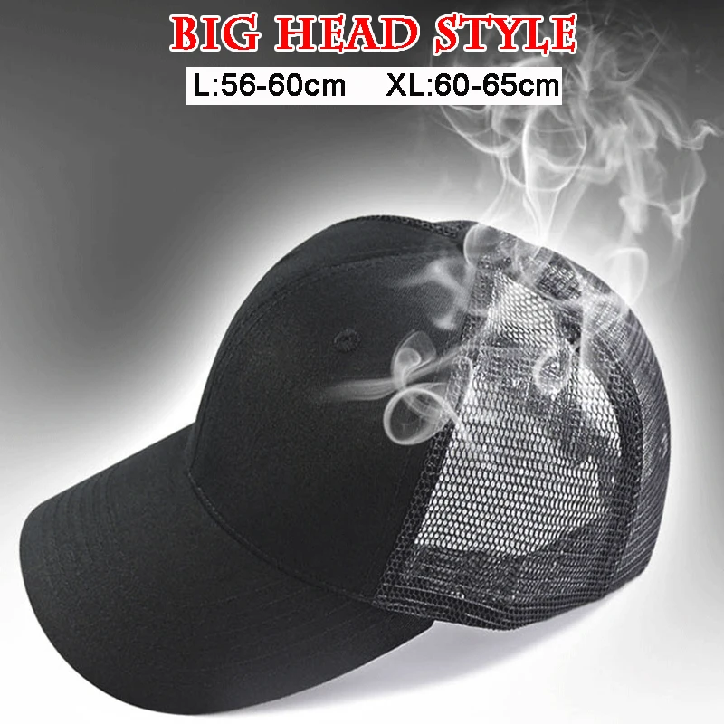 65cm Men Women Baseball Cap Big Head Summer Mesh High Quality Snapback Caps Free Shipping Breathable Sport Accessories
65cm Men Women Baseball Cap Big Head Summer Mesh High Quality Snapback Caps Free Shipping Breathable Sport Accessories