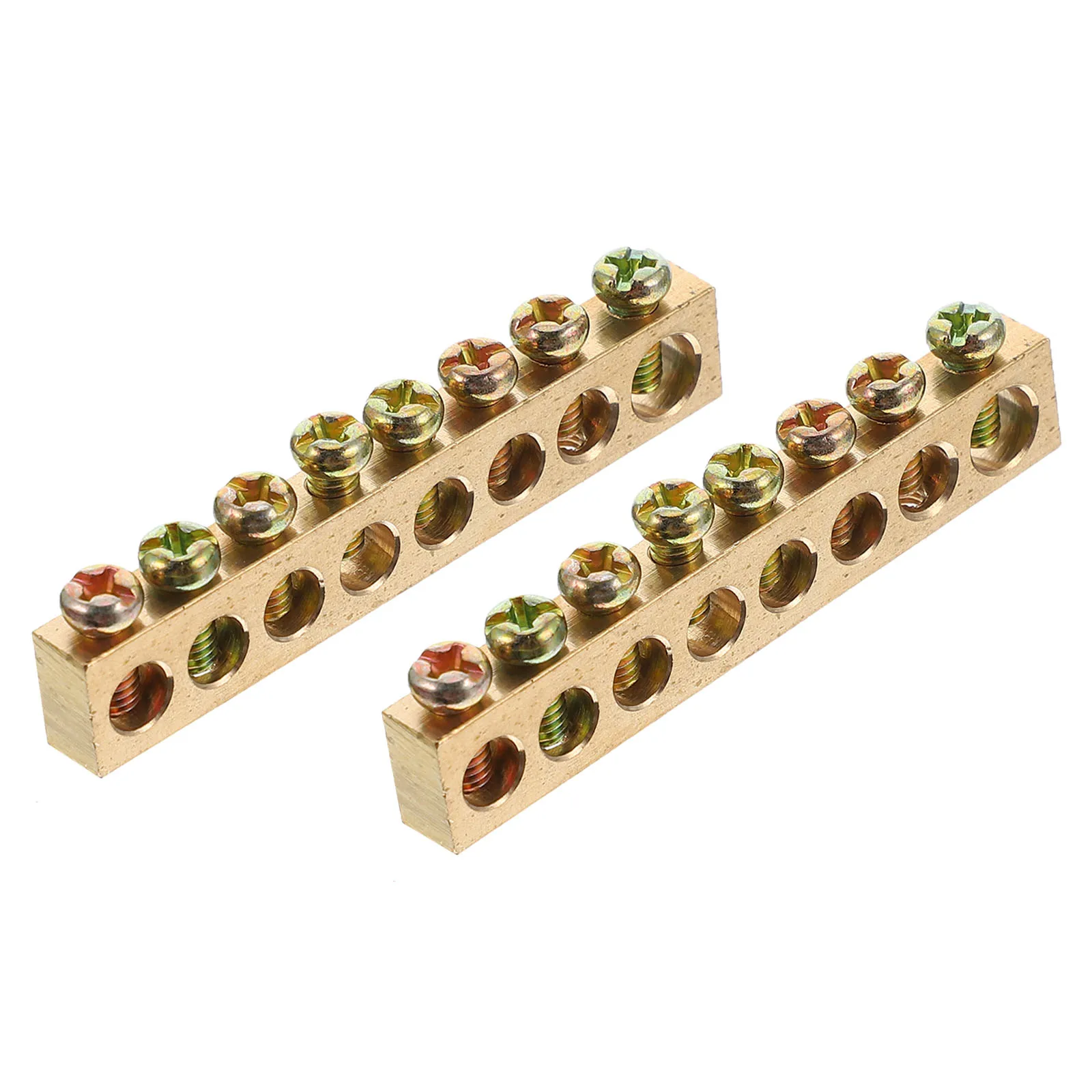 4pcs Copper Terminals High Strength Electrical Grounding Ground Neutral Bar Bars Neutral Connector Screw Terminal Block
4pcs Copper Terminals High Strength Electrical Grounding Ground Neutral Bar Bars Neutral Connector Screw Terminal Block