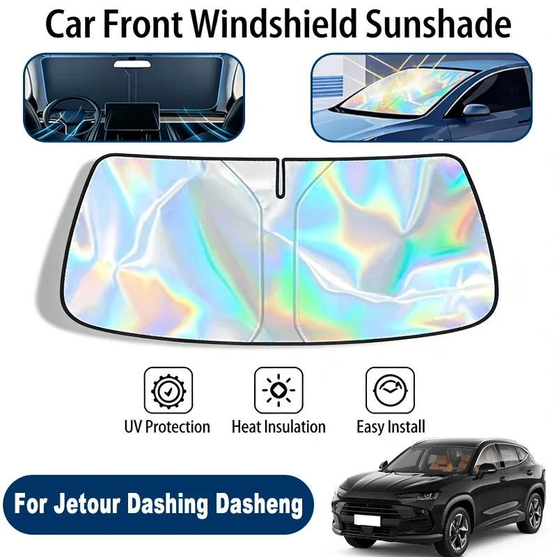 Car Windshield Sun Shade UV Reflective Sun Visor Protection Cover For Jetour Dashing Dasheng 2022-2026
Car Windshield Sun Shade UV Reflective Sun Visor Protection Cover For Jetour Dashing Dasheng 2022-2026
