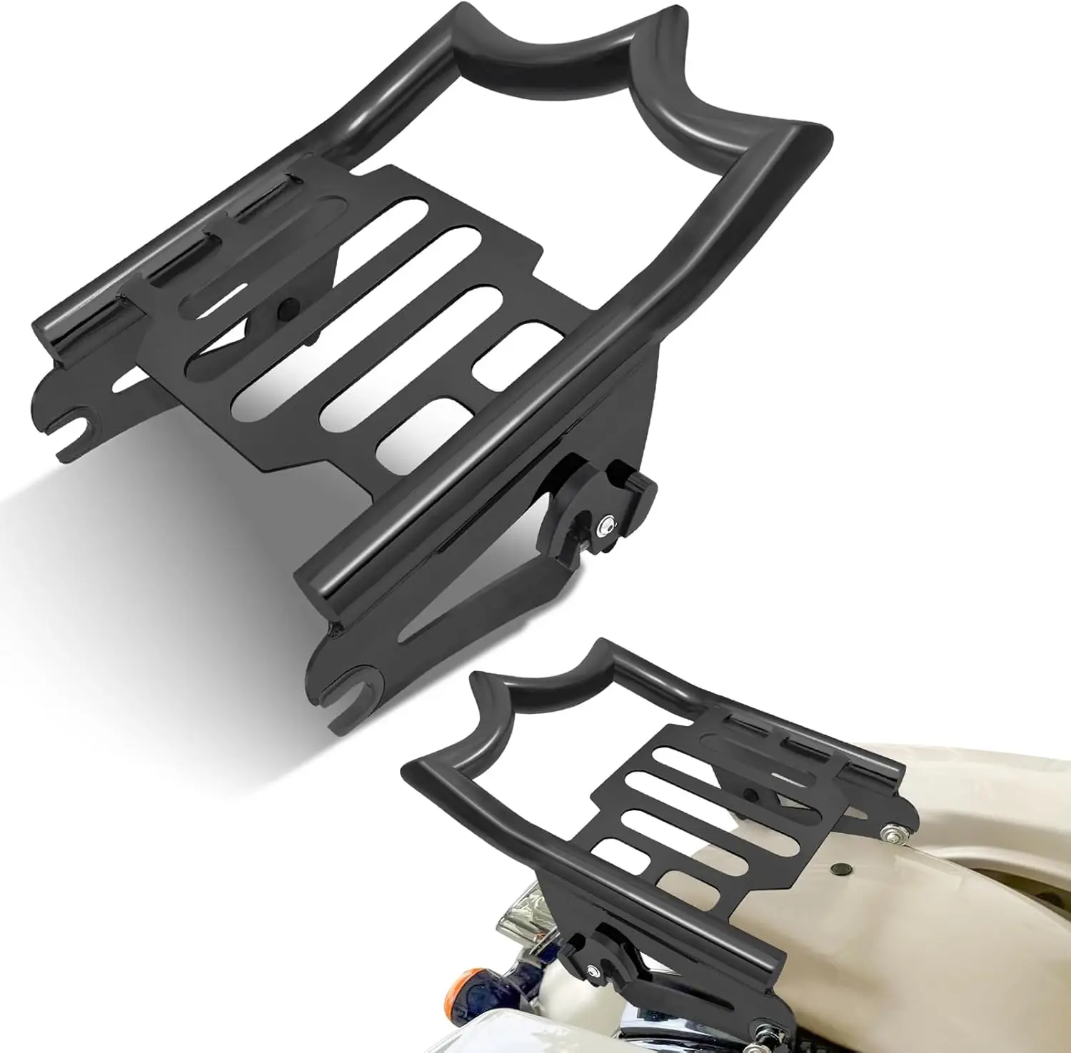 For Harley 2009-2025 Touring, Street Glide, Electra Glide, Road King, Road Glide Models Rear Grab Handles Bracket
For Harley 2009-2025 Touring, Street Glide, Electra Glide, Road King, Road Glide Models Rear Grab Handles Bracket