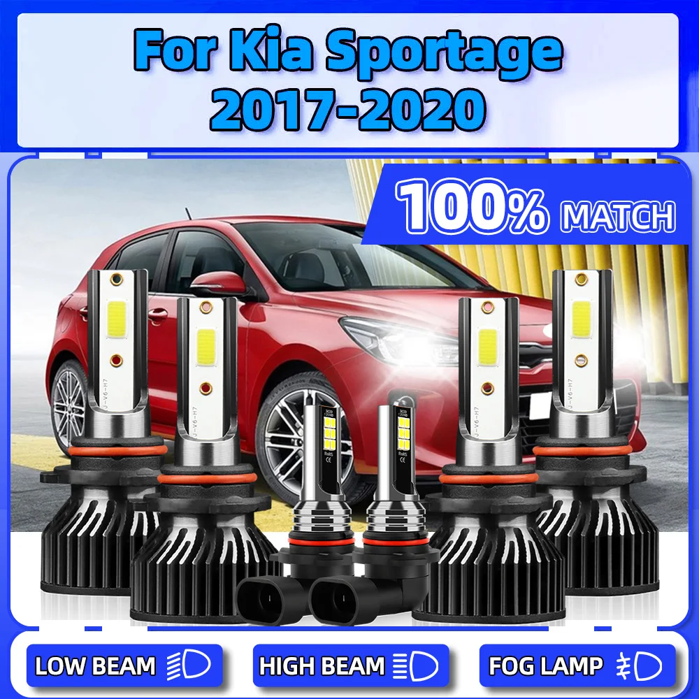 Canbus LED Headlight 360W CSP Chips Auto Head Lamps 12V Turbo Car Fog Lights 6000K White For Kia Sportage 2017 2018 2019 2020
Canbus LED Headlight 360W CSP Chips Auto Head Lamps 12V Turbo Car Fog Lights 6000K White For Kia Sportage 2017 2018 2019 2020