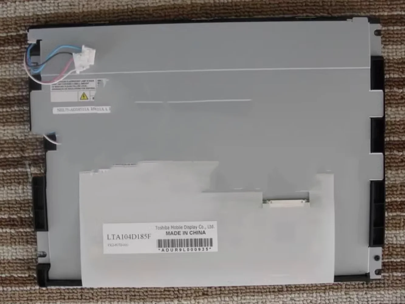 LCD Screen Display10.4 inch LTA104D185F
LCD Screen Display10.4 inch LTA104D185F