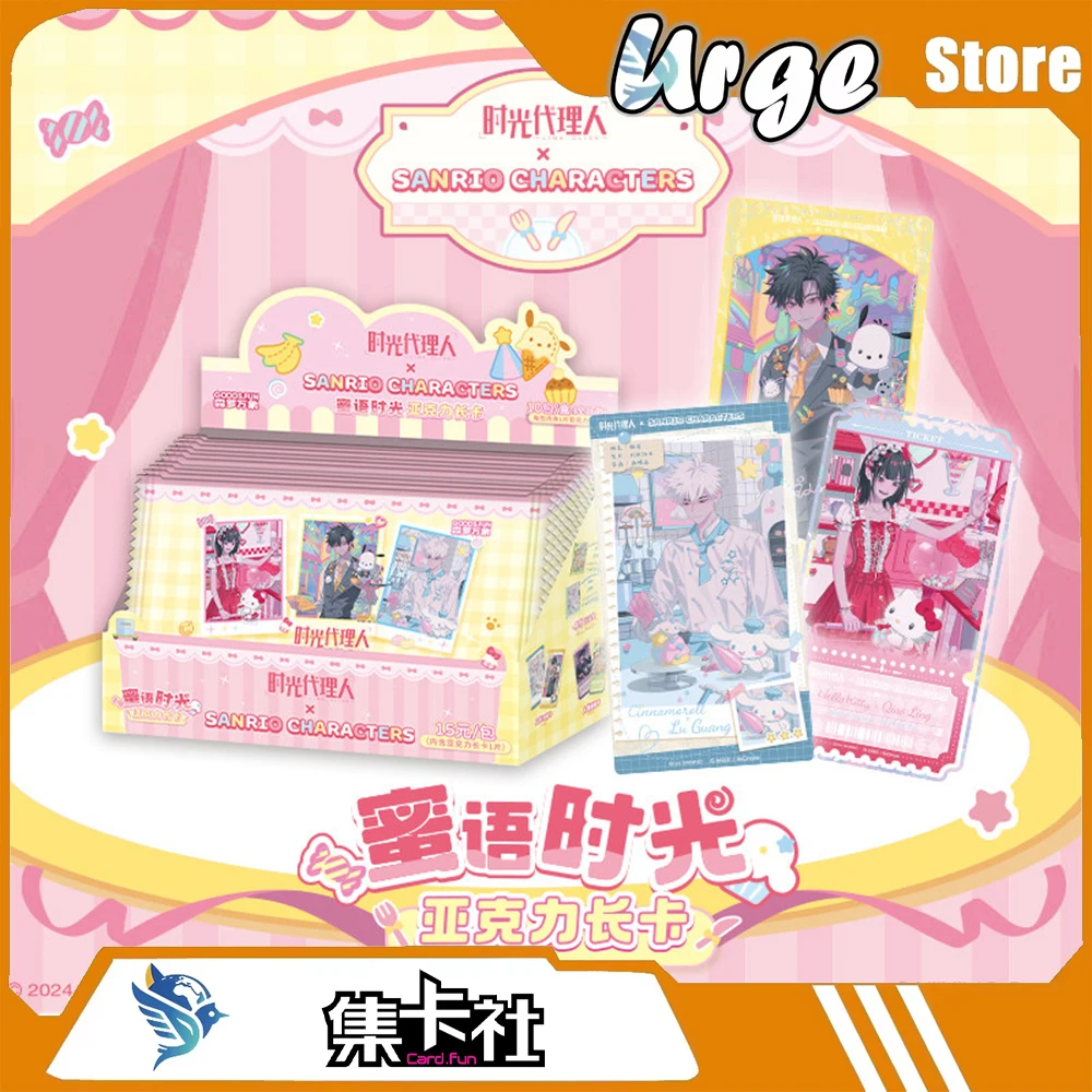 Card.Fun Link Click & Sanrio Characters Animation Co-Branded Cute Sweet Whisper Time Acrylic Collectible Cards Periphery Gifts
Card.Fun Link Click & Sanrio Characters Animation Co-Branded Cute Sweet Whisper Time Acrylic Collectible Cards Periphery Gifts