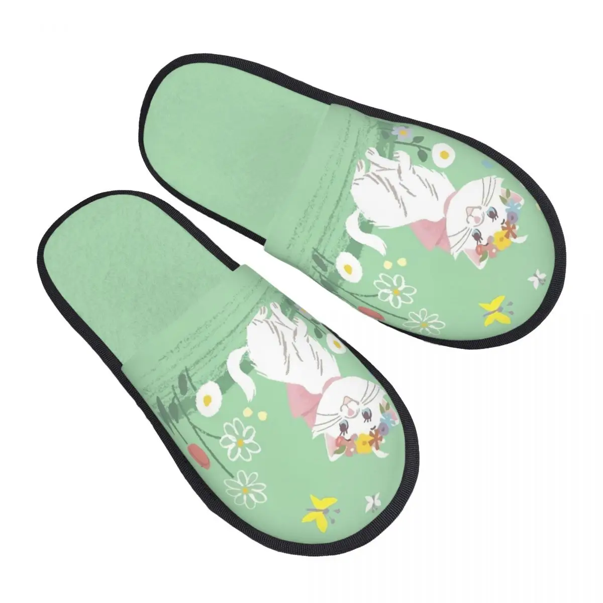 Изготовленные на заказ домашние тапочки Marie Cat из мягкой пены с эффектом памяти, женские анимационные уютные теплые тапочки с противоскользящей подошвой
Изготовленные на заказ домашние тапочки Marie Cat из мягкой пены с эффектом памяти, женские анимационные уютные теплые тапочки с противоскользящей подошвой