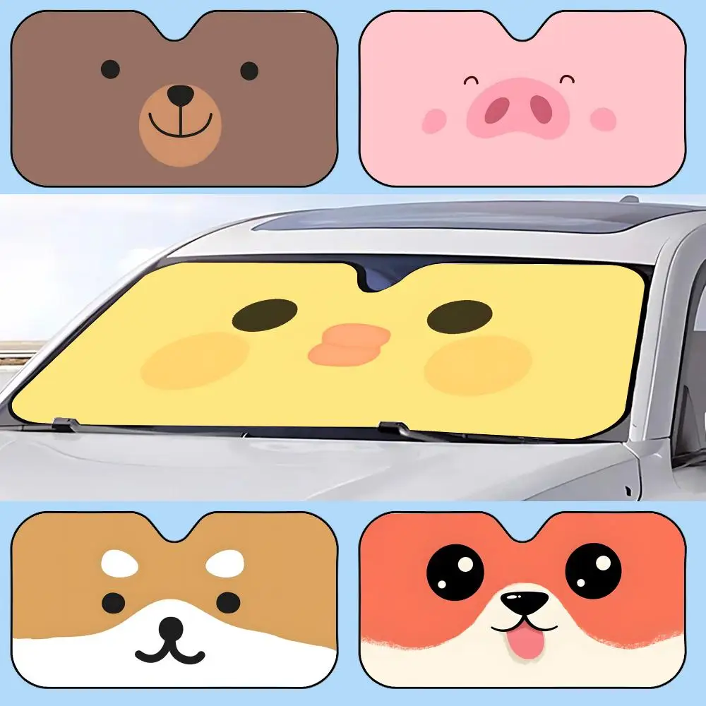Cartoon Animal Funny Cute eyes Sun Visor Retractable Car Sun Visor Anti-Glare UV Protection Front Window Sunshade
Cartoon Animal Funny Cute eyes Sun Visor Retractable Car Sun Visor Anti-Glare UV Protection Front Window Sunshade