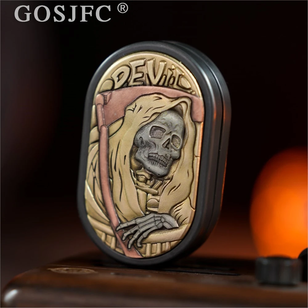 Механический нажимной слайдер TPT EDC Death God вращается влево и вправо 360° ° Игрушка для снятия стресса из циркониевого сплава с плотными абзацами
Механический нажимной слайдер TPT EDC Death God вращается влево и вправо 360° ° Игрушка для снятия стресса из циркониевого сплава с плотными абзацами