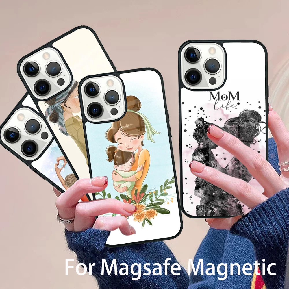 Super Mom Baby Girl Son Daughter Phone Case Magesafe Magnetic Wireless Cover For IPhone 16 11 12 13 14 15 Pro Max Plus Mini
Super Mom Baby Girl Son Daughter Phone Case Magesafe Magnetic Wireless Cover For IPhone 16 11 12 13 14 15 Pro Max Plus Mini