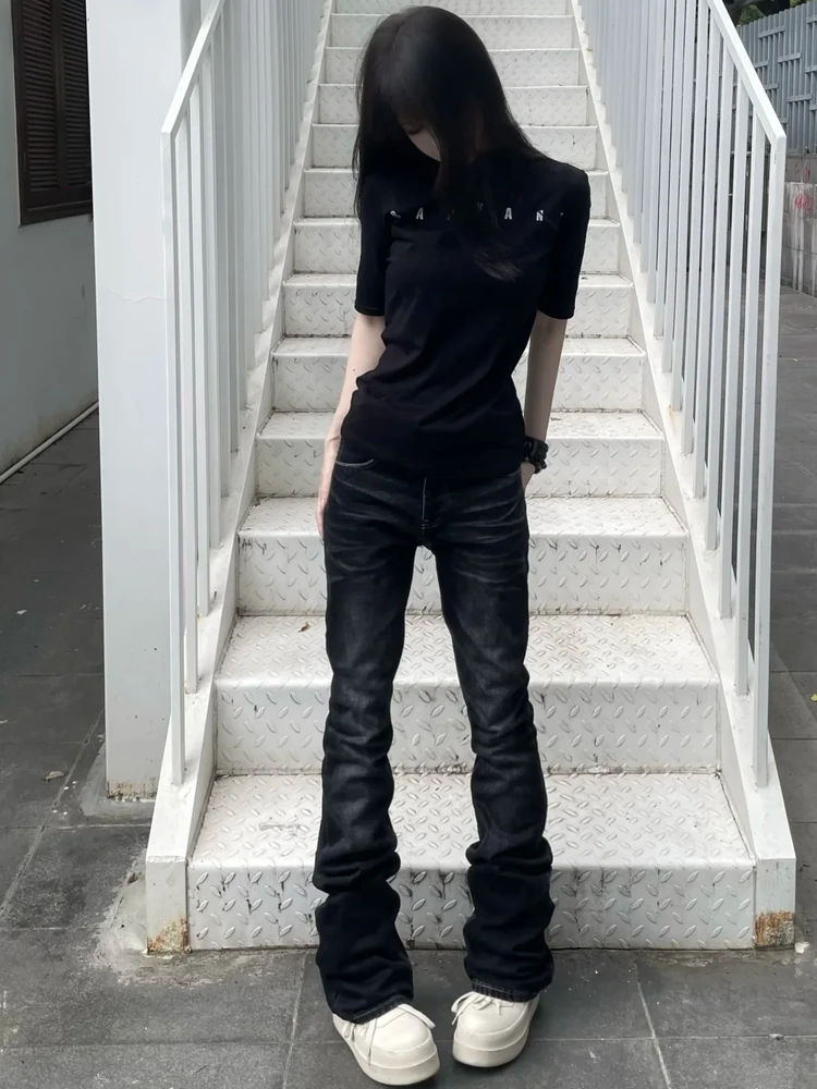 Cleanfit American Style High Street Vibe Washed Slim Fit Bell Bottom Jeans Men Women Black Grey 517 Denim Pants Elastic
Cleanfit American Style High Street Vibe Washed Slim Fit Bell Bottom Jeans Men Women Black Grey 517 Denim Pants Elastic