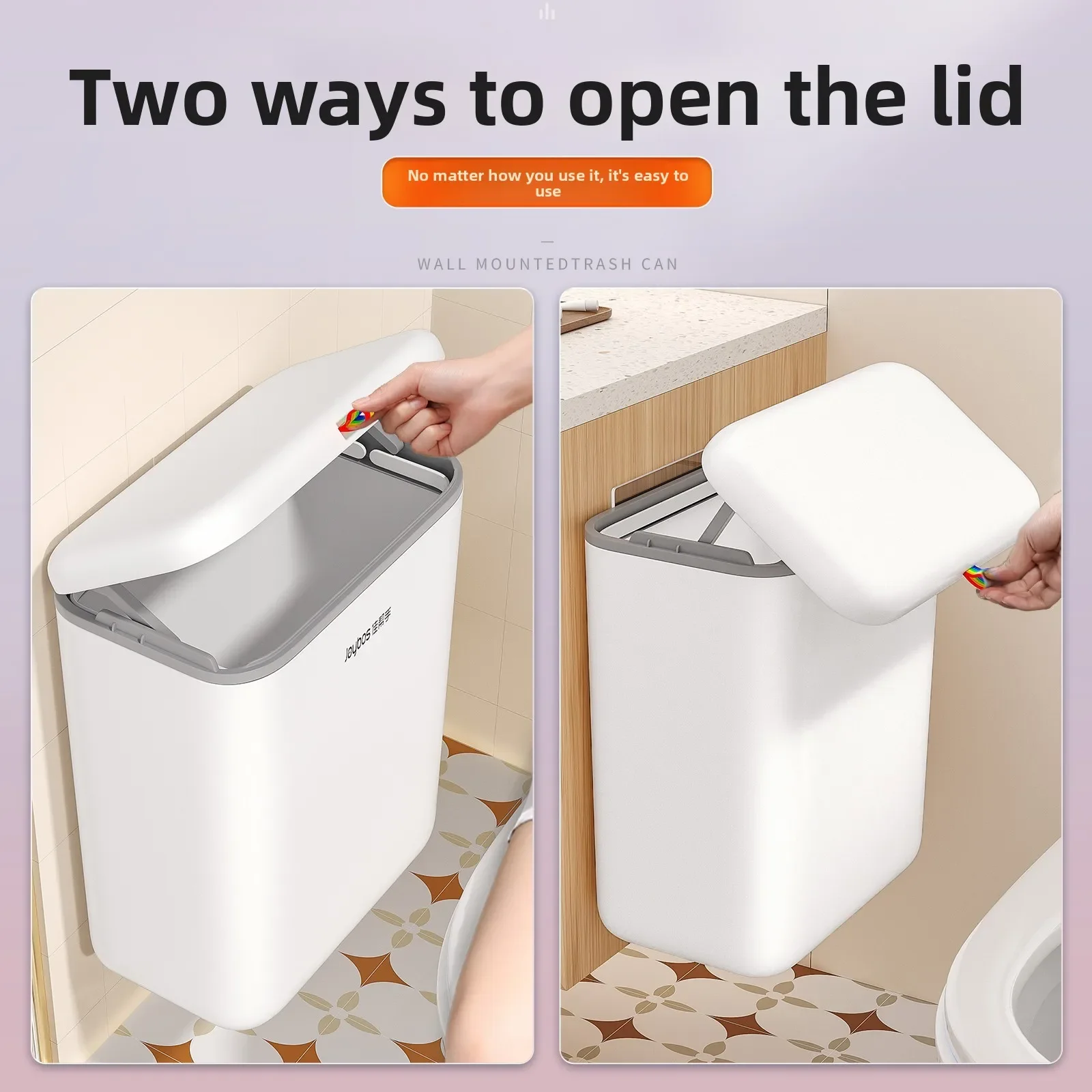 Food Waste Disposal Bucket Wall Hanging Household Toilet with Lid Toilet Living Room Paper Basket Small Hanging Storage Bucket
Food Waste Disposal Bucket Wall Hanging Household Toilet with Lid Toilet Living Room Paper Basket Small Hanging Storage Bucket