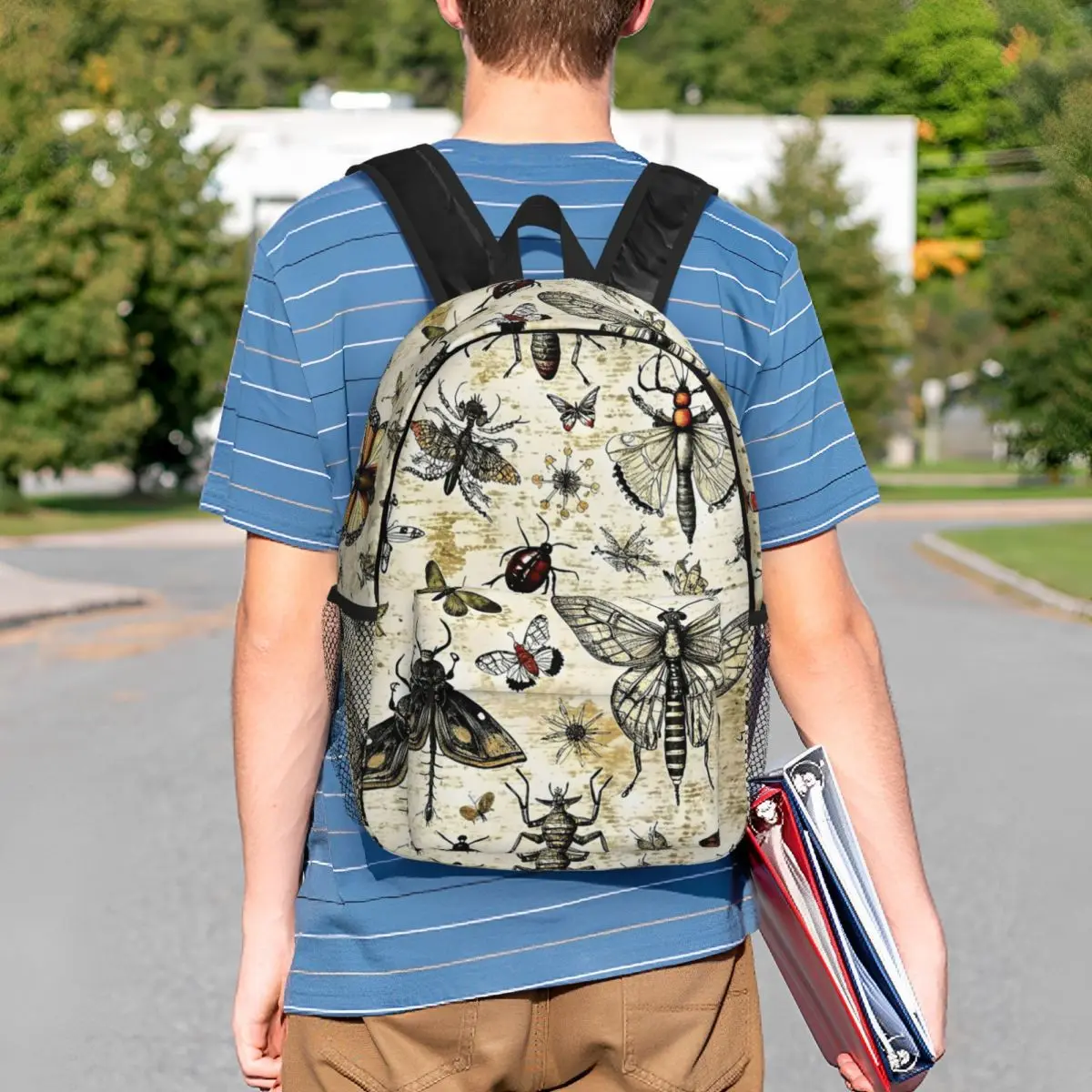 Vintage Insect Bug Themed Backpack Student BookBag Children School Bag Laptop Shoulder Bags for Boys Girls
Vintage Insect Bug Themed Backpack Student BookBag Children School Bag Laptop Shoulder Bags for Boys Girls